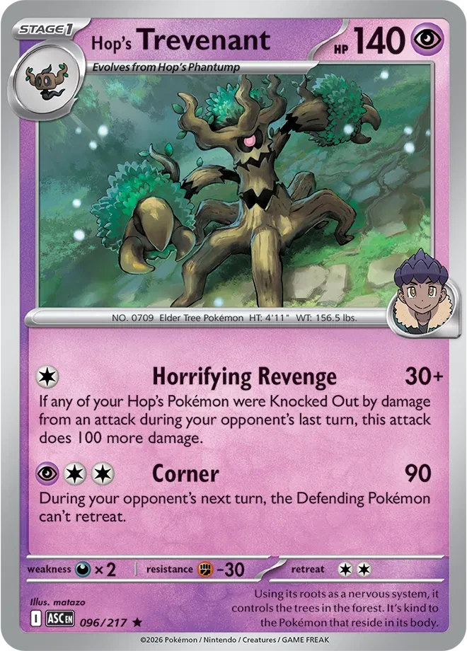 Hop's Trevenant - Ascended Heroes - 096/217 - Holofoil - card
