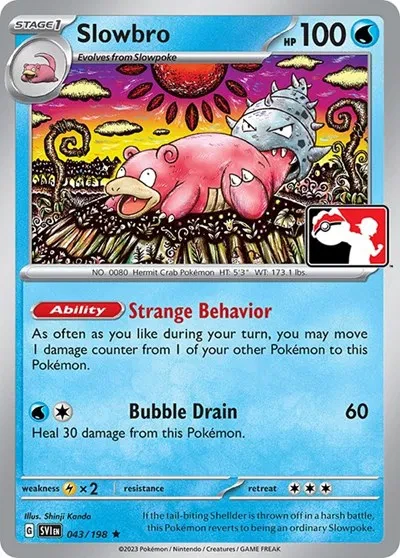 Slowbro - Prize Pack Series Three - 043/198 - card