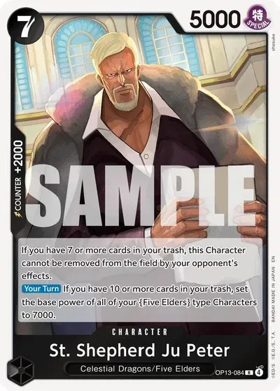 St. Shepherd Ju Peter - Carrying On His Will - OP13-084 - Foil - card