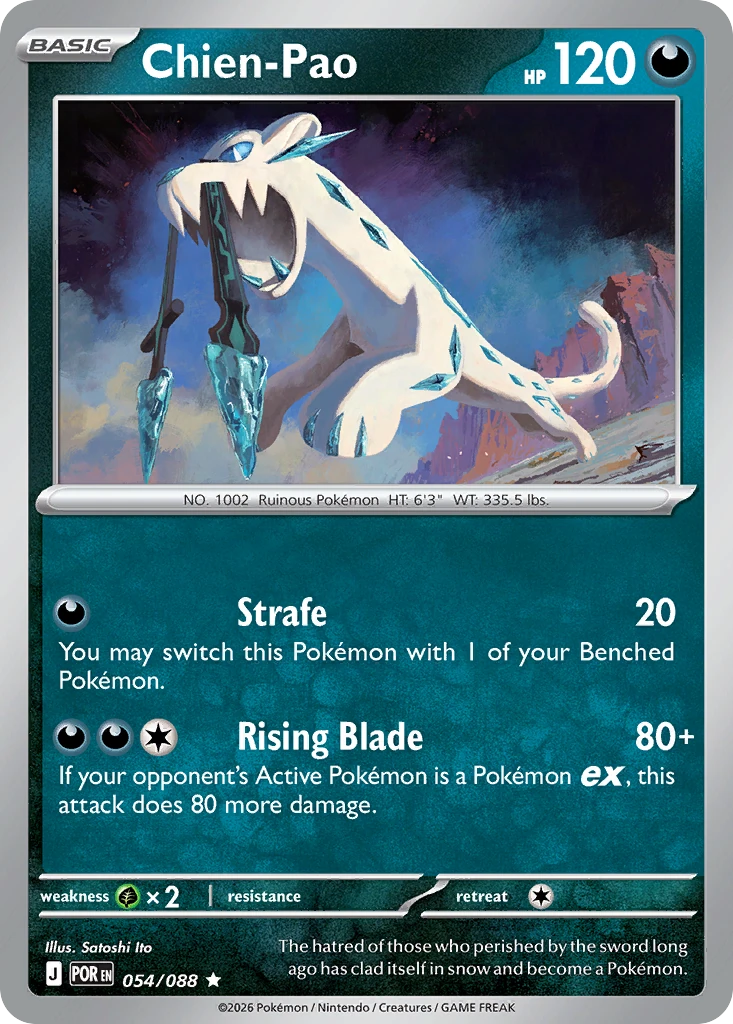 Chien-Pao - Perfect Order - 054/088 - Reverse Holofoil - card