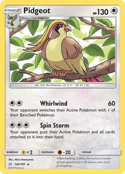 Pidgeot - Team Up - 124 - card
