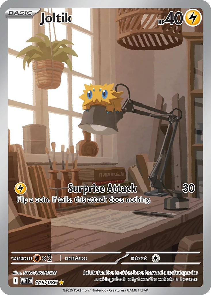 Joltik - White Flare - 116/086 - Holofoil - card
