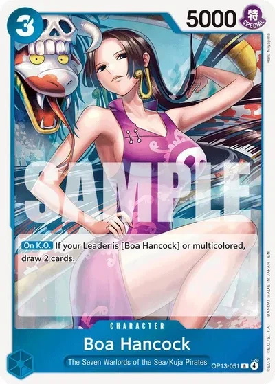 Boa Hancock - Carrying On His Will - OP13-051 - Foil - card