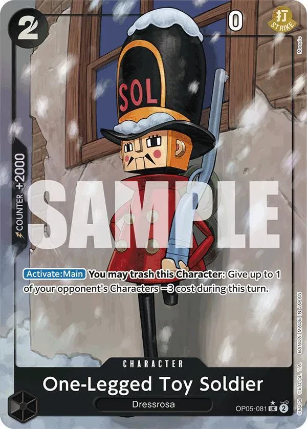 One-Legged Toy Soldier (Full Art) - Premium Booster - OP05-081 - Foil - card