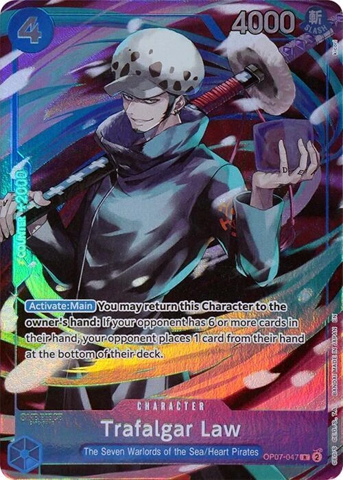 Trafalgar Law (Seven Warlords of the Sea Binder Set) - One Piece Promotion Cards - OP07-047 - Foil - card