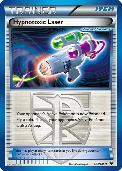 Hypnotoxic Laser (Team Plasma) - Plasma Storm - 123 - Reverse Holofoil - card