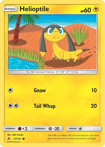 Helioptile - Forbidden Light - 37 - card