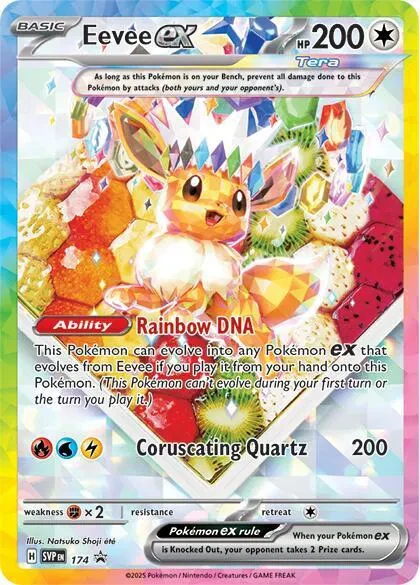 Eevee ex - Scarlet & Violet Promo - 174 - Holofoil - card