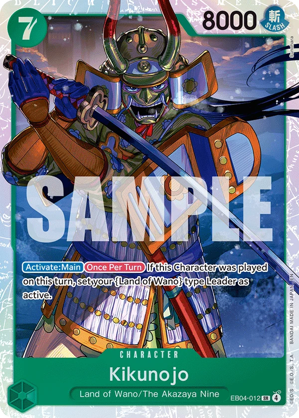 Kikunojo - The Azure Sea's Seven - EB04-012 - Foil - card