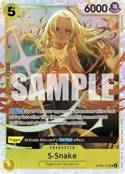 S-Snake - Two Legends - OP08-112 - Foil - card