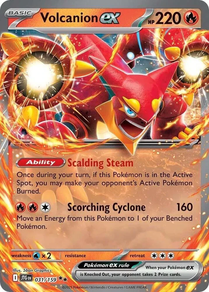 Volcanion ex - Journey Together - 031/159 - Holofoil - card