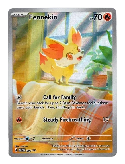 Fennekin - Mega Evolution Promos - 080 - Holofoil - card