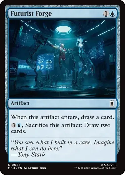 Futurist Forge - Marvel Super Heroes - 55 - Foil - card