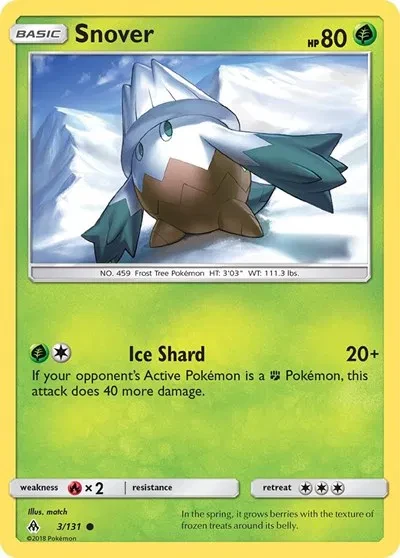 Snover - Forbidden Light - 3 - Reverse Holofoil - card