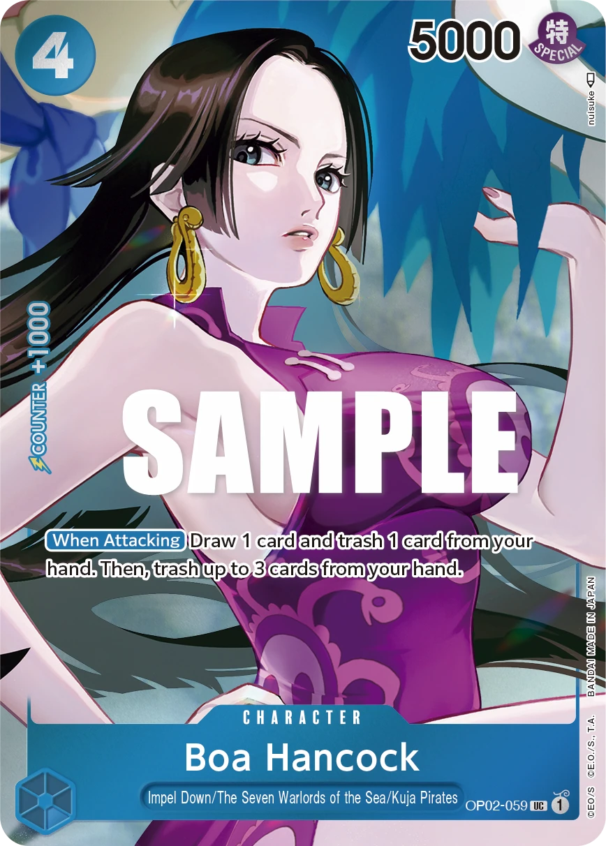 Boa Hancock (Box Topper) - Paramount War - OP02-059 - Foil - card
