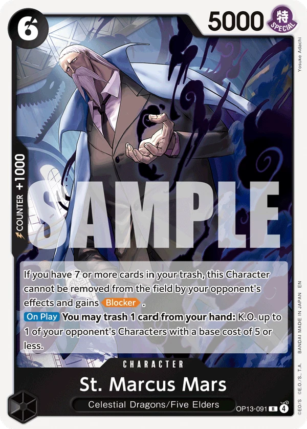 St. Marcus Mars - Carrying On His Will - OP13-091 - Foil - card