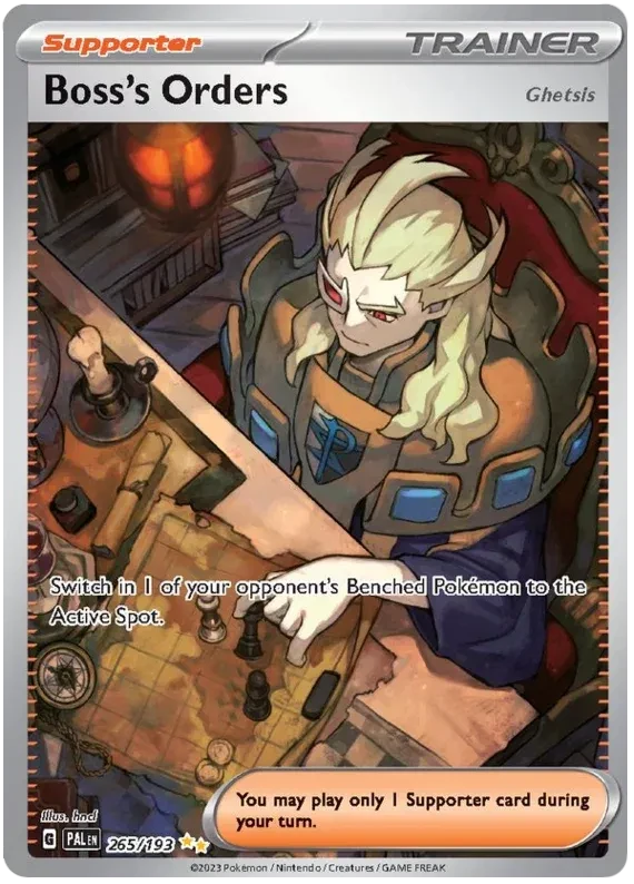 Boss's Orders - Paldea Evolved - 265/193 - Holofoil - card