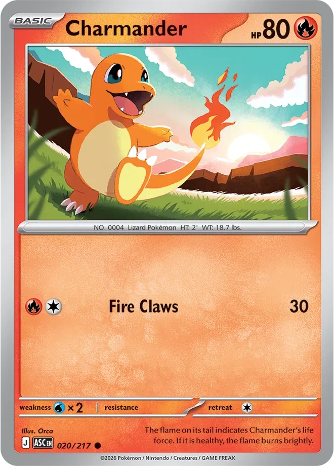 Charmander - Ascended Heroes - 020/217 - card