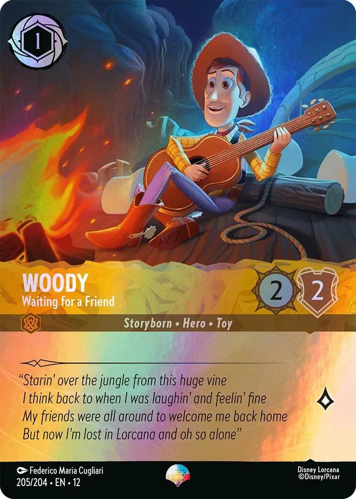 Woody - Waiting for a Friend (Epic) - Wilds Unknown - 205/204 - Holofoil - card