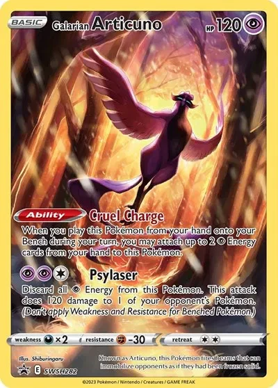Galarian Articuno - Sword & Shield Promo - SWSH282 - Holofoil - card