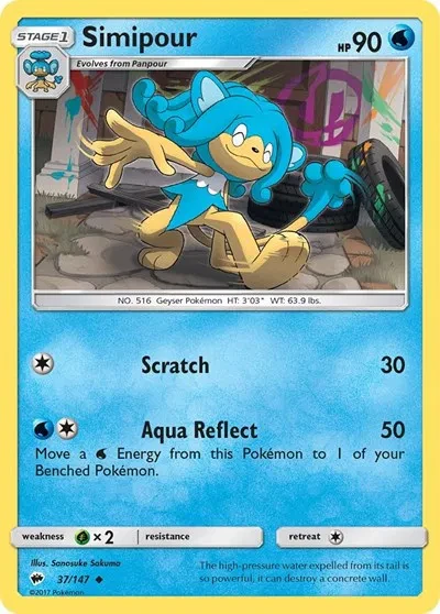 Simipour - Burning Shadows - 37/147 - card