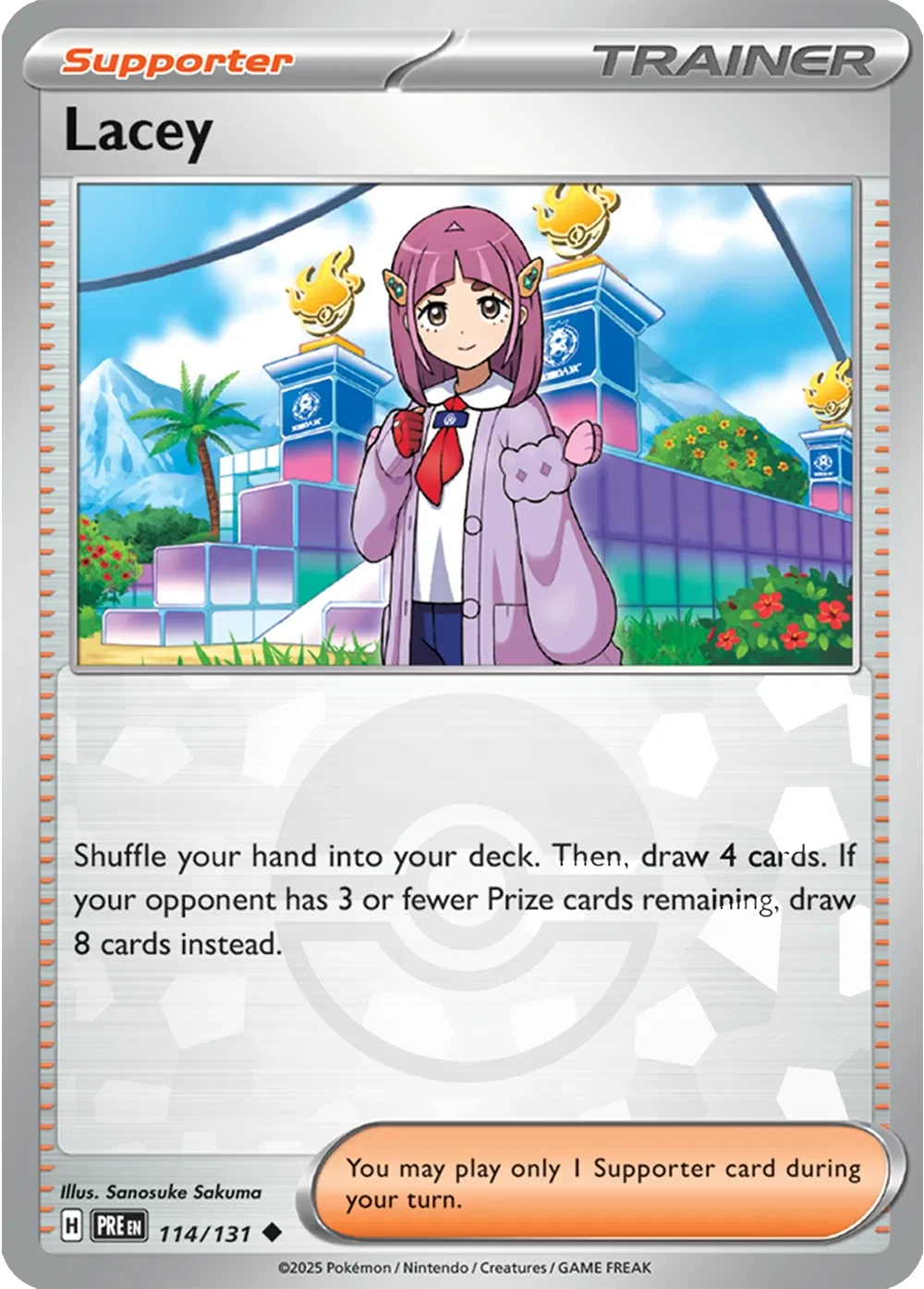 Lacey (Poke Ball Pattern) - Prismatic Evolutions - 114/131 - Holofoil - card