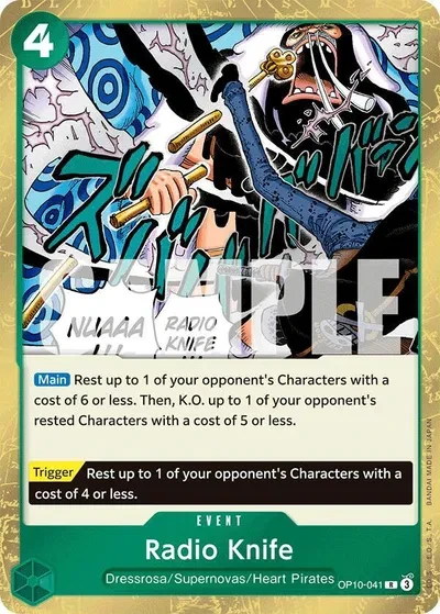 Radio Knife - Royal Blood - OP10-041 - Foil - card