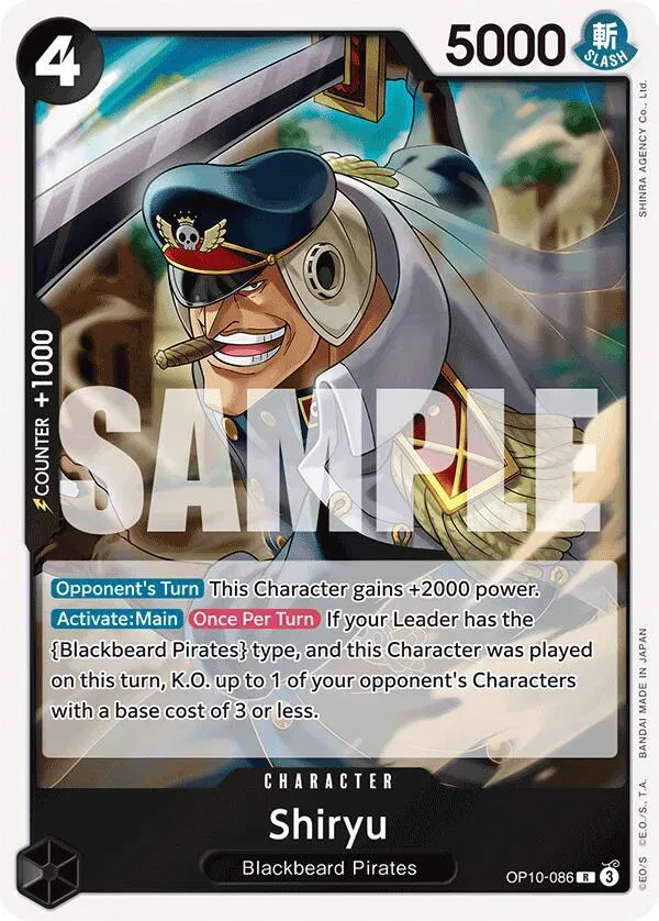 Shiryu - Royal Blood - OP10-086 - Foil - card