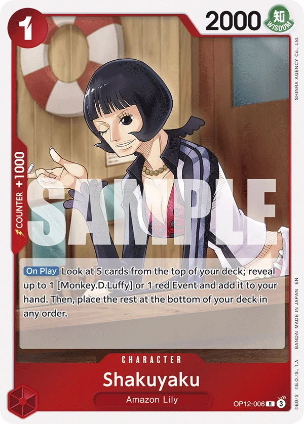 Shakuyaku - Legacy of the Master - OP12-006 - Foil - card