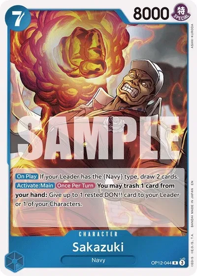 Sakazuki - Legacy of the Master - OP12-044 - Foil - card