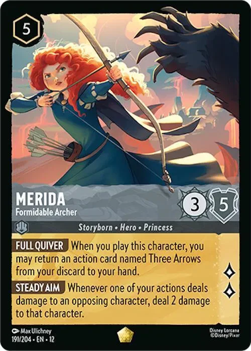 Merida - Formidable Archer - Wilds Unknown - 191/204 - card