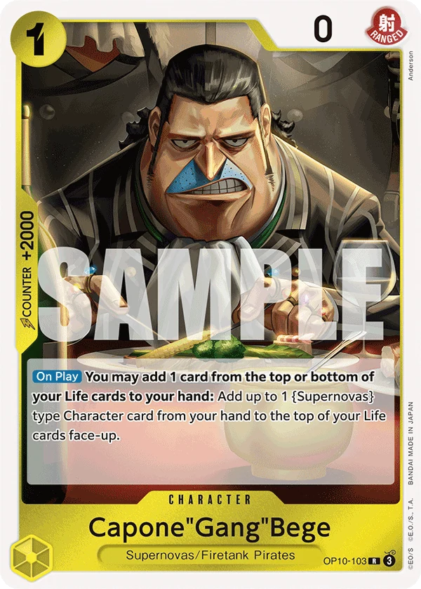 Capone"Gang"Bege - Royal Blood - OP10-103 - Foil - card