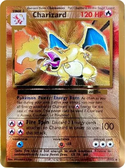 Charizard (Celebrations Metal Card) - Miscellaneous Cards & Products - 004/102 - Holofoil - card