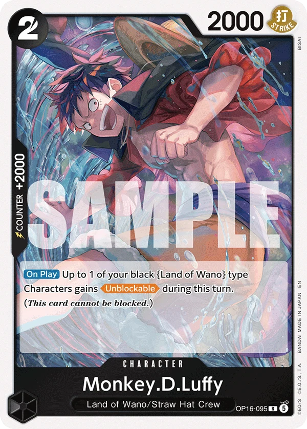 Monkey.D.Luffy (095) - The Time of Battle - OP16-095 - Foil - card