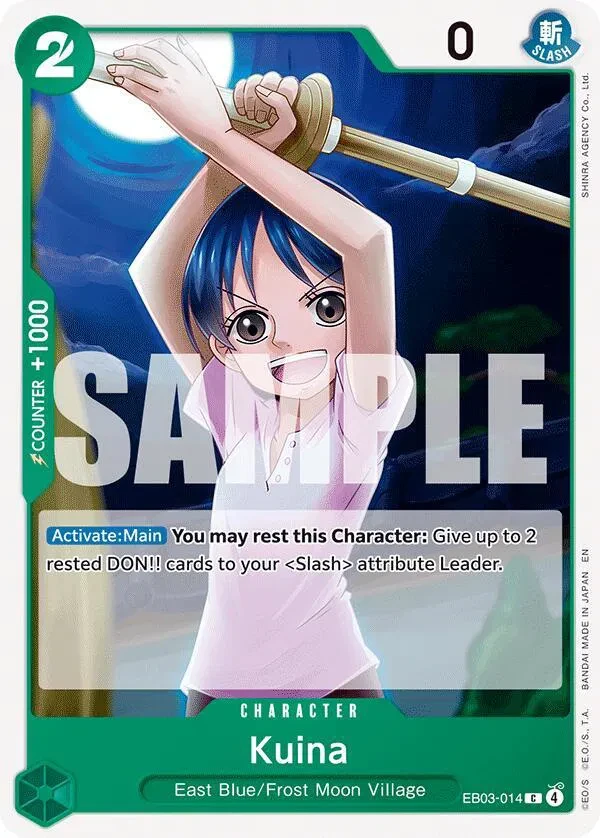 Kuina - Extra Booster: One Piece Heroine's Edition - EB03-014 - card