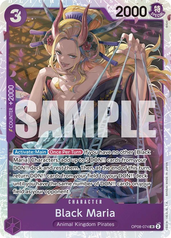 Black Maria - Two Legends - OP08-074 - Foil - card