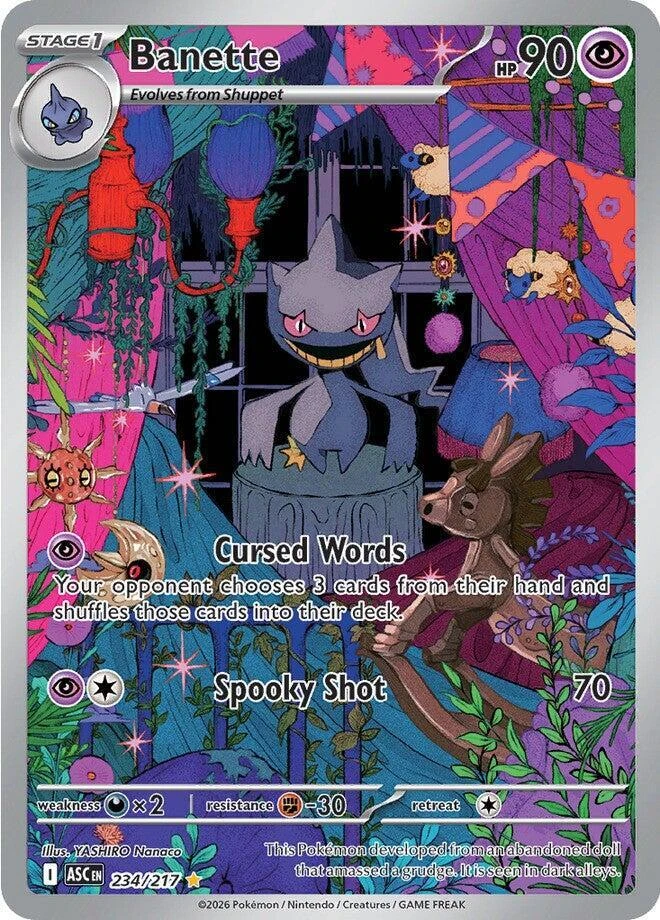 Banette - Ascended Heroes - 234/217 - Holofoil - card