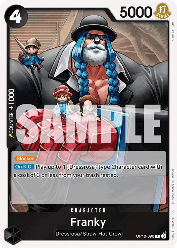 Franky (090) - Royal Blood - OP10-090 - Foil - card