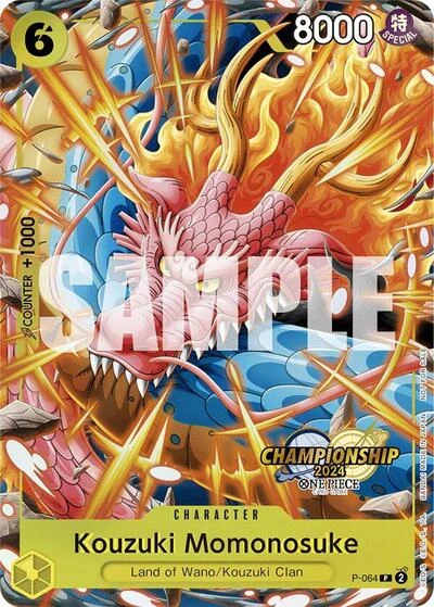 Kouzuki Momonosuke (CS 2024 Event Pack) - One Piece Promotion Cards - P-064 - Foil - card