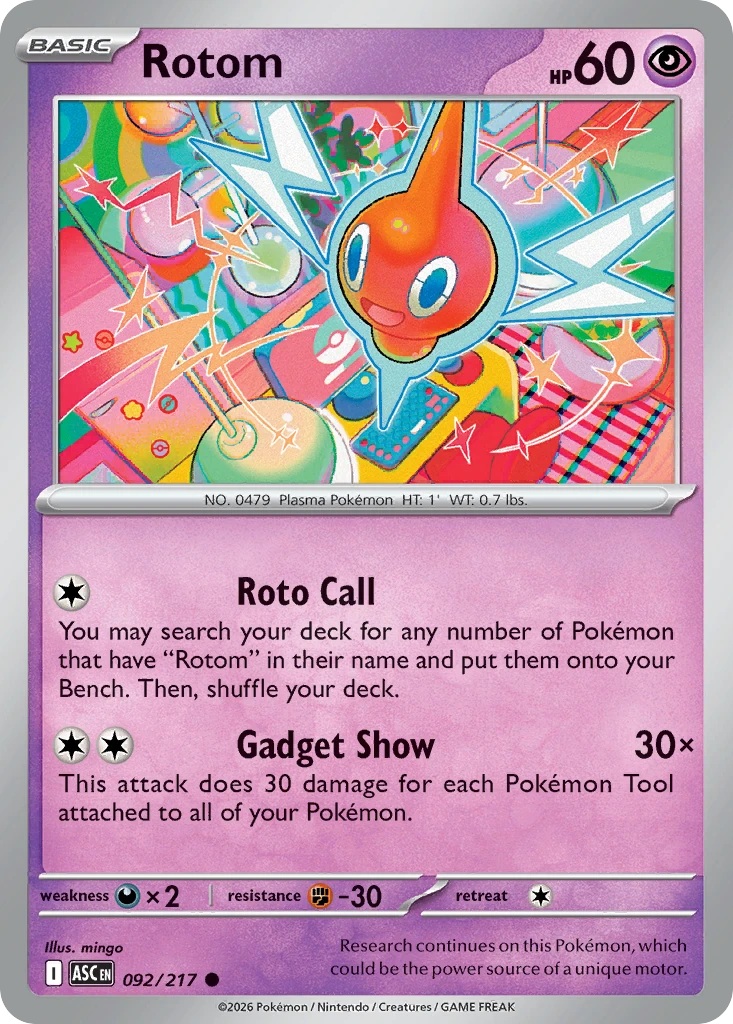 Rotom - Ascended Heroes - 092/217 - card
