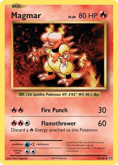 Magmar - Evolutions - 20/108 - card