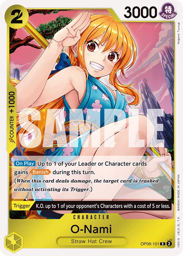 O-Nami - Wings of the Captain - OP06-101 - Foil - card