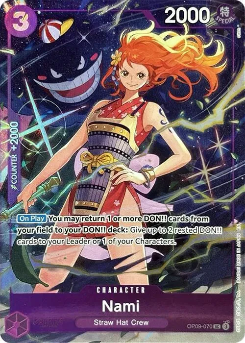 Nami (Premium Card Collection -Best Selection Vol. 4-) - One Piece Promotion Cards - OP09-070 - Foil - card