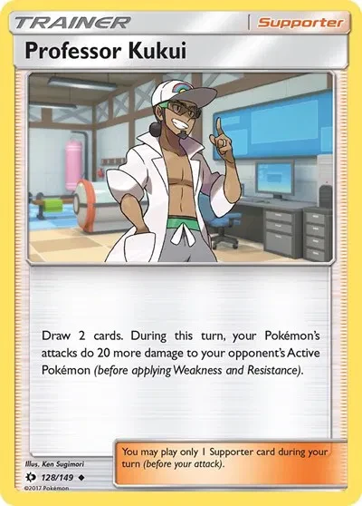 Professor Kukui - Sun & Moon Base Set - 128 - card