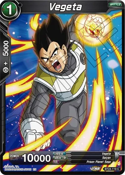Vegeta - Beyond Generations - BT24-119 - card