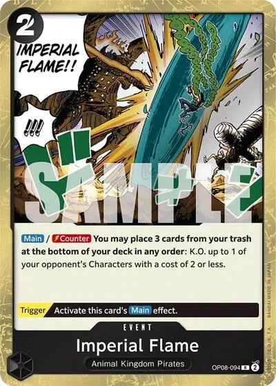 Imperial Flame - Two Legends - OP08-094 - Foil - card