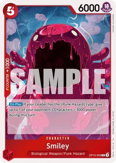 Smiley - Royal Blood - OP10-009 - Foil - card