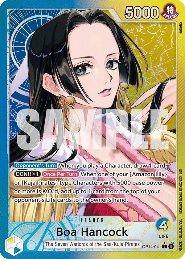 Boa Hancock - OP14-041 (Alternate Art) - The Azure Sea's Seven - Foil - card