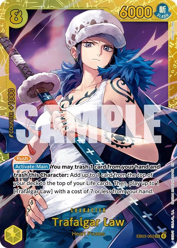 Trafalgar Law - Extra Booster: One Piece Heroine's Edition - EB03-062 - Foil - card
