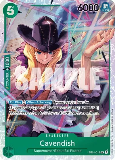 Cavendish - Extra Booster: Memorial Collection - EB01-012 - Foil - card